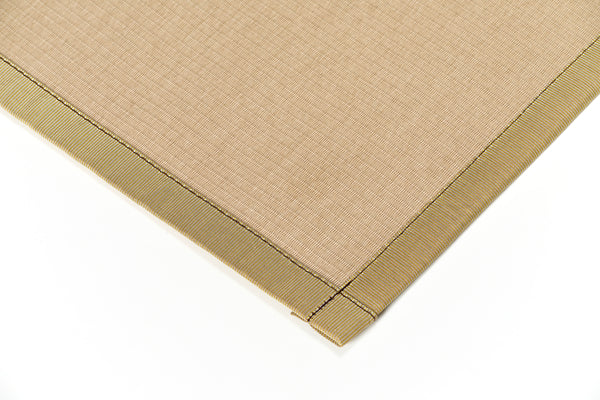 セキスイ キッチンマット KM-24-MB モカベージュ 拭き取った後の状態