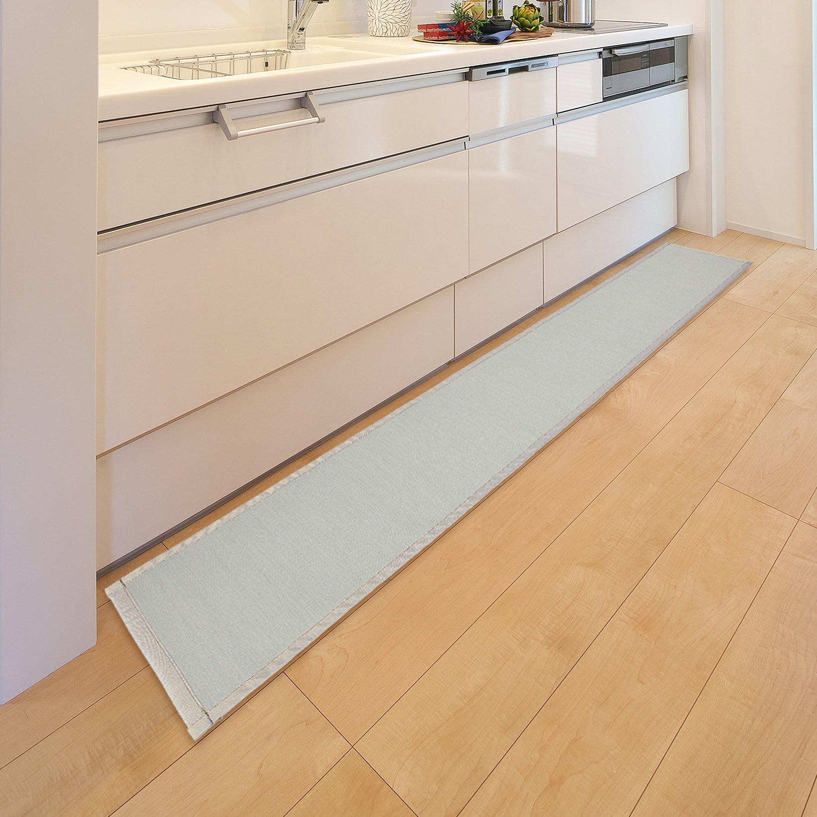 セキスイ キッチンマット KM-24-PG パールグレー