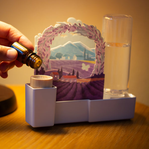 セキスイ アロマディッシュうるおい ADU-LD【自然気化式eco加湿器】