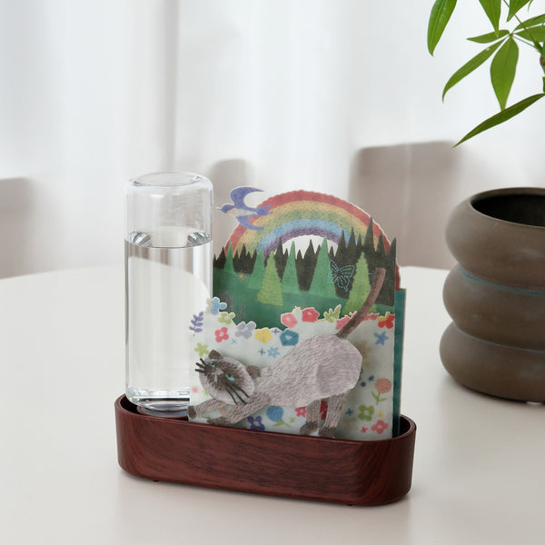 セキスイ 自然気化式 ECO加湿器 うるおい 【虹と猫】