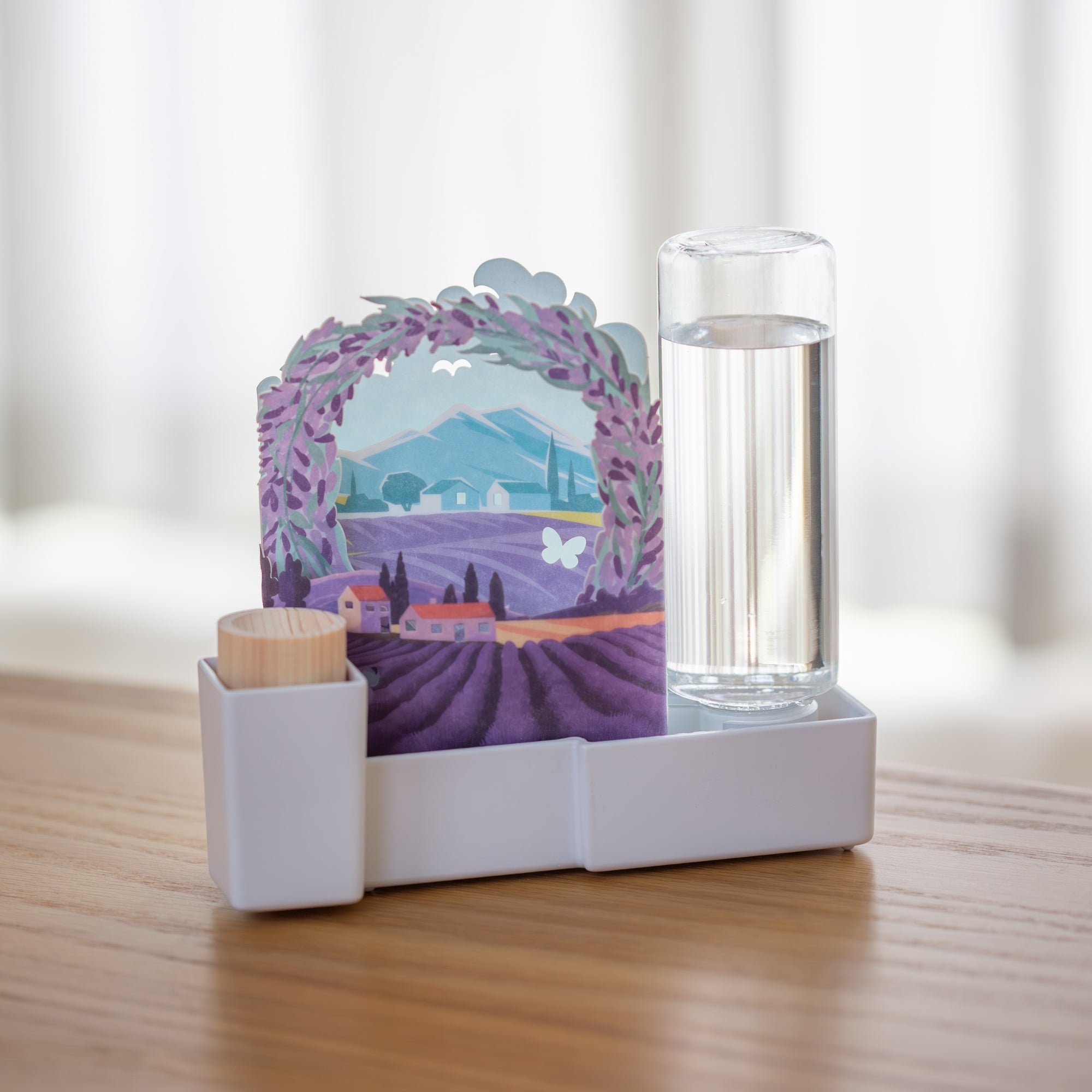 セキスイ アロマディッシュうるおい ADU-LD【自然気化式eco加湿器】