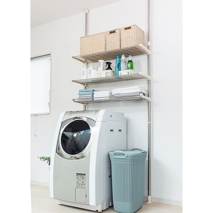 SEKISUI J-SHOP ステンレスつっぱり式洗濯機ラック DTSR－60 通販