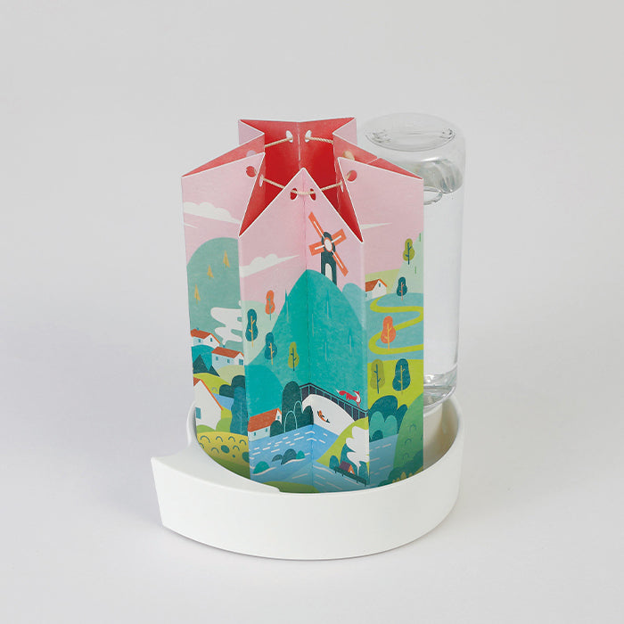 SEKISUI J-SHOP 自然気化式ECO加湿器うるおい 水景 ビレッジレイク